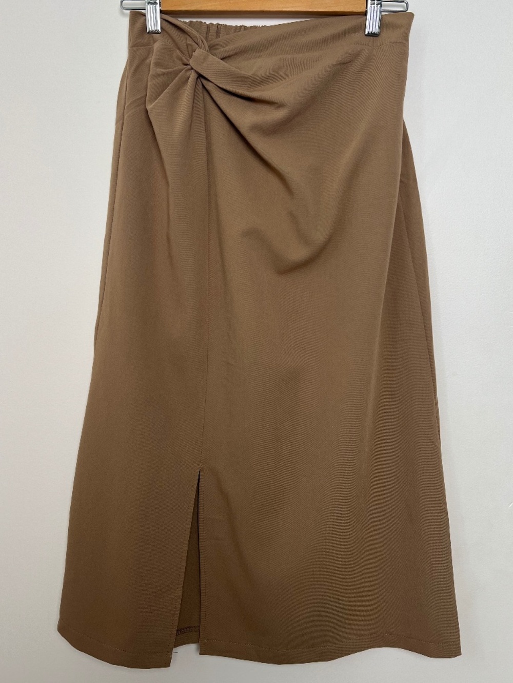 Midi Skirt with Front Knot